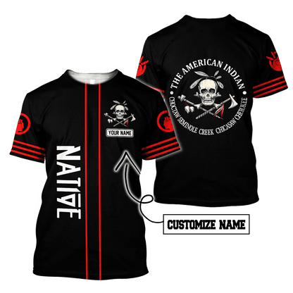 Summer Collection - Customized Native American 3D All Over Printed Unisex Shirts