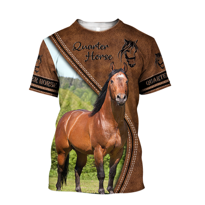 American Quarter Horse 3D All Over Printed Unisex Shirts