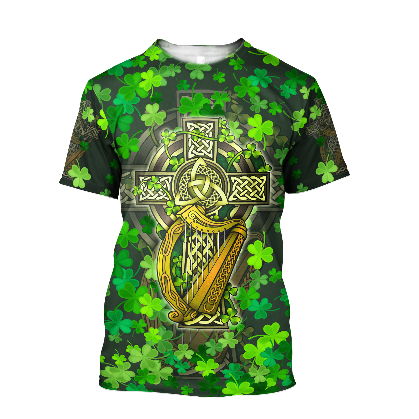 Customize Name Clover Cross Patrick's Day Hoodie For Men And Women MH02022103