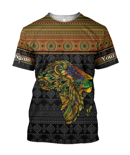 African American Persionalized Your Name 3D All Over Printed Shirts JJ28052101 KT