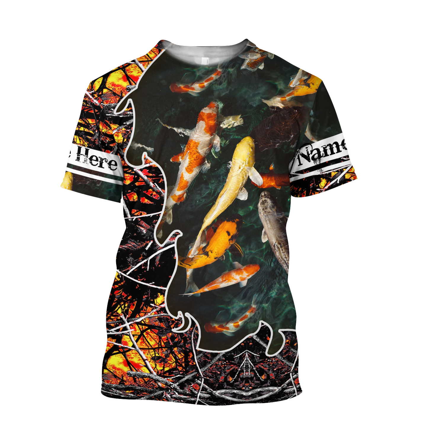 Personalized Name XT Beautiful Koi 3D All Over Printed Shirts  TNA01032102