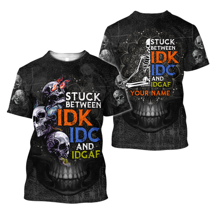 Customize Name Stuck Skull Hoodie For Men And Women TNA23032103
