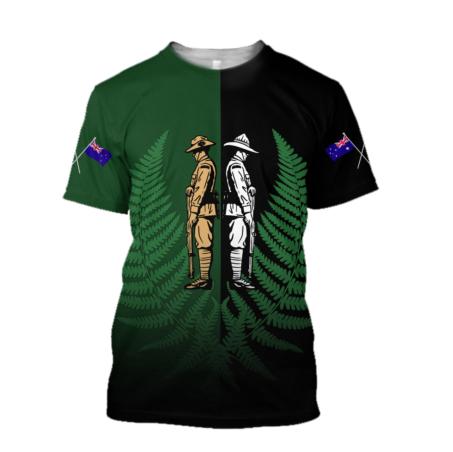 Honor and respect day Soldier 3D print shirts