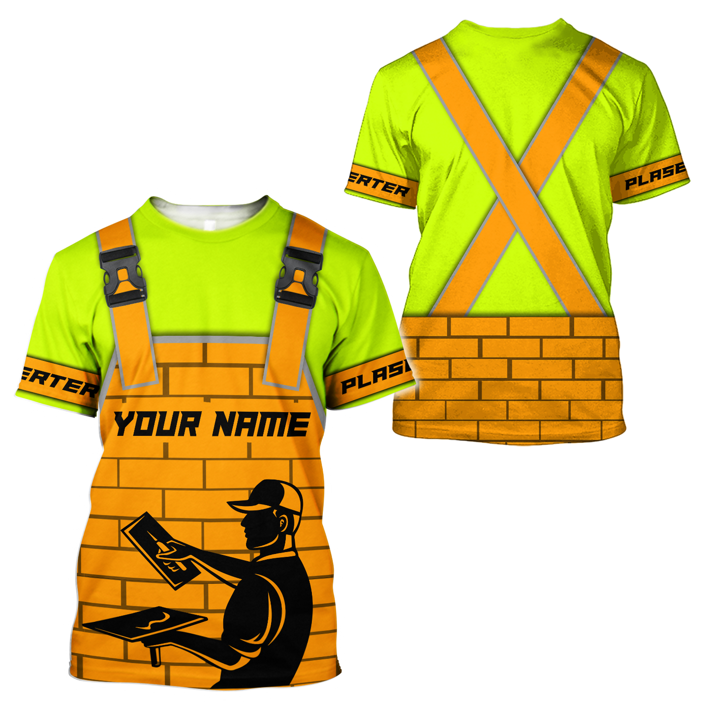 3D All Over Printed Plasterer Unisex Shirts Personalized Name XT SN10032102