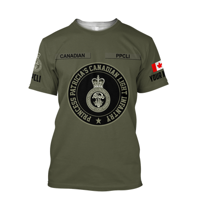 Custom Name XT Canadian Veteran PPCLI 3D Printed Clothes DA07042105