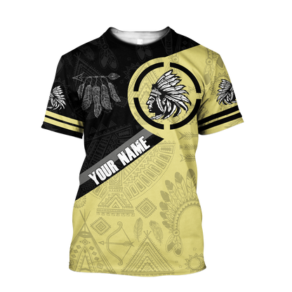 Personalized Native American 3D All Over Printed Unisex Shirts