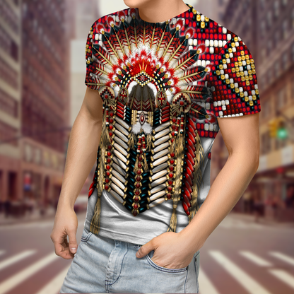 Native American 3D All Over Printed Combo T-Shirt BoardShorts