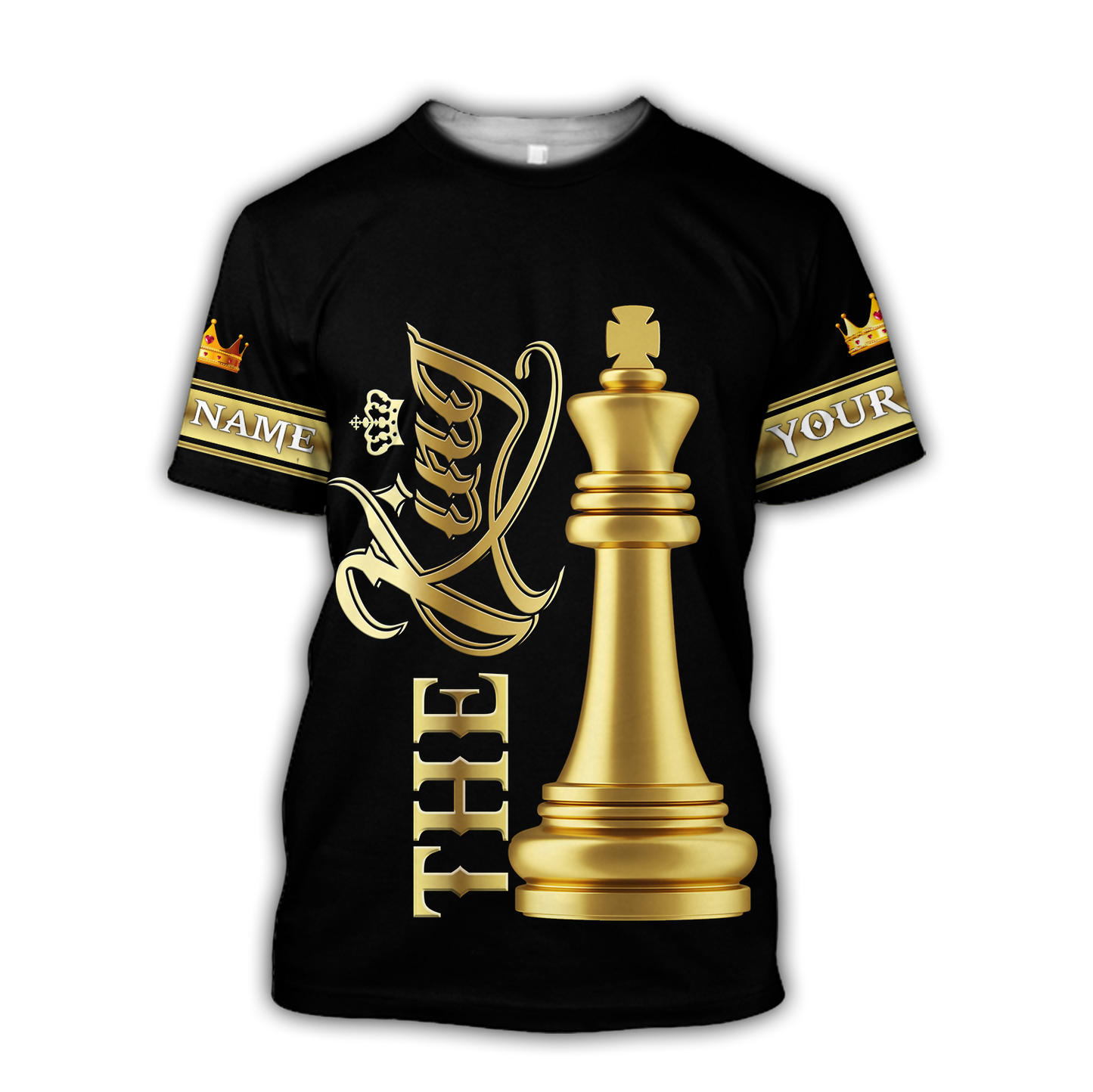 Custom Name XT Chess Lovers- The King Shirts NTN18022103