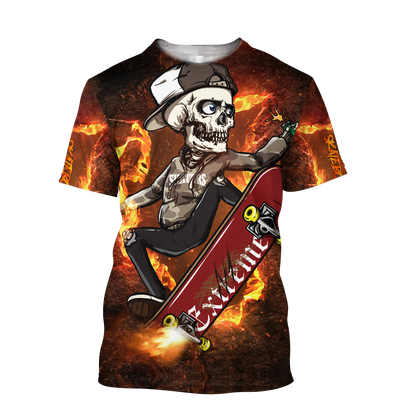 Premium Skateboard 3D All Over Printed Unisex