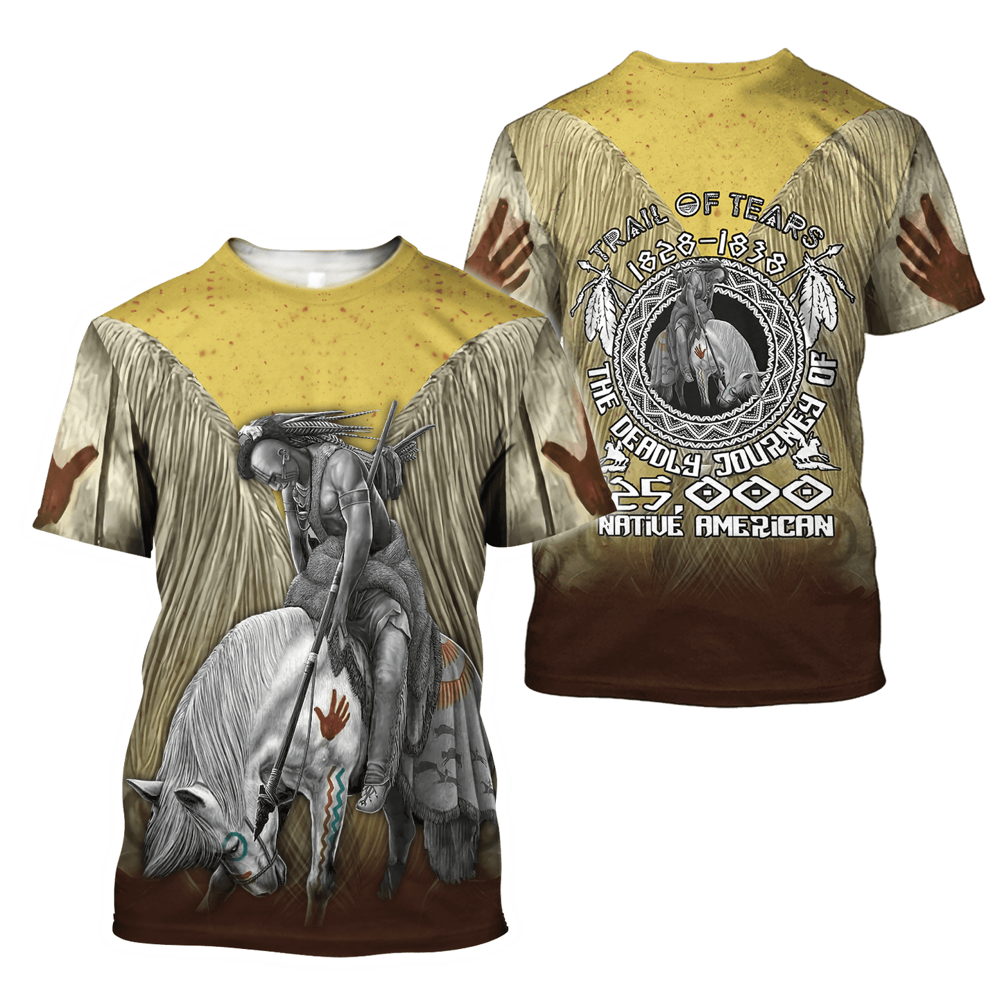 The Deadly Journey Of Native American 3D All Over Printed Unisex Shirt