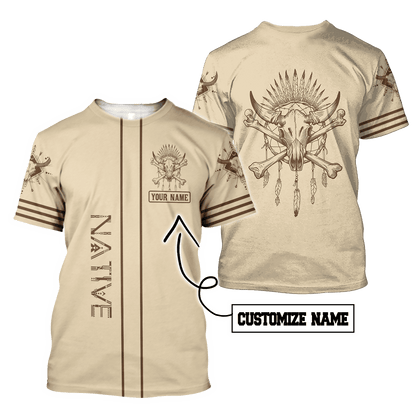 Summer Collection - Customized Native American 3D All Over Printed Unisex Shirts