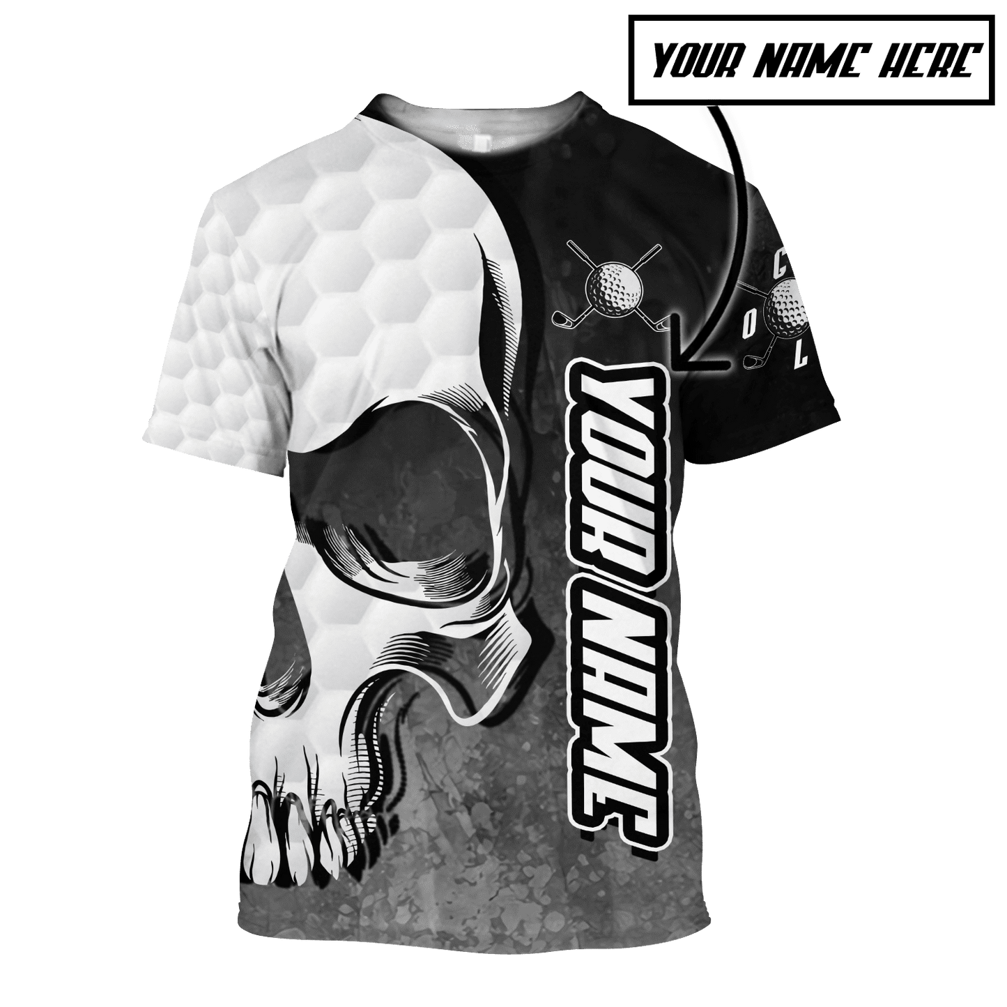 Custom Name XT Golf Lover 3D Printed Clothes HHT15042103