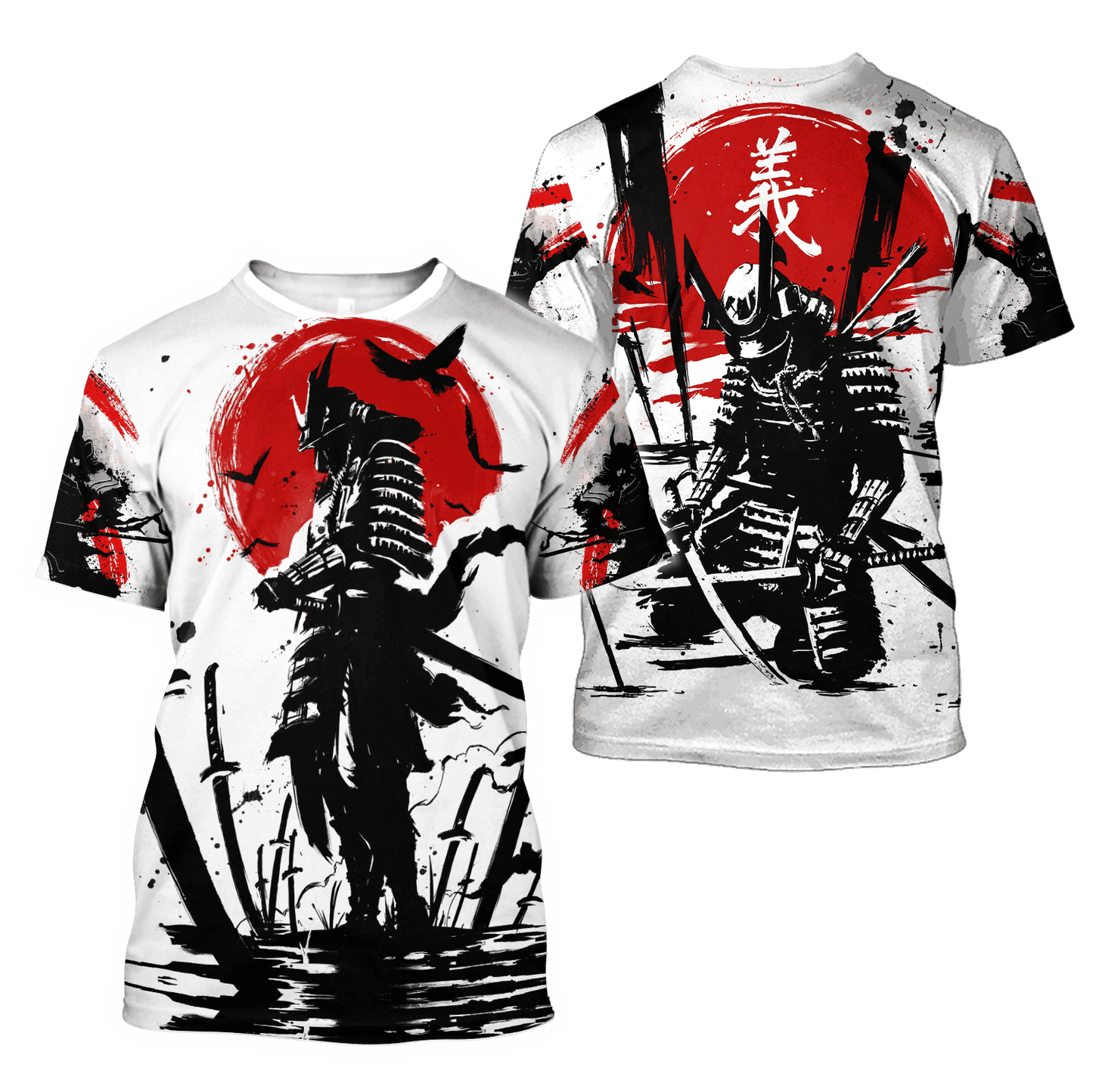 Japan Tattoo 3D All Over Printed Unisex Shirts