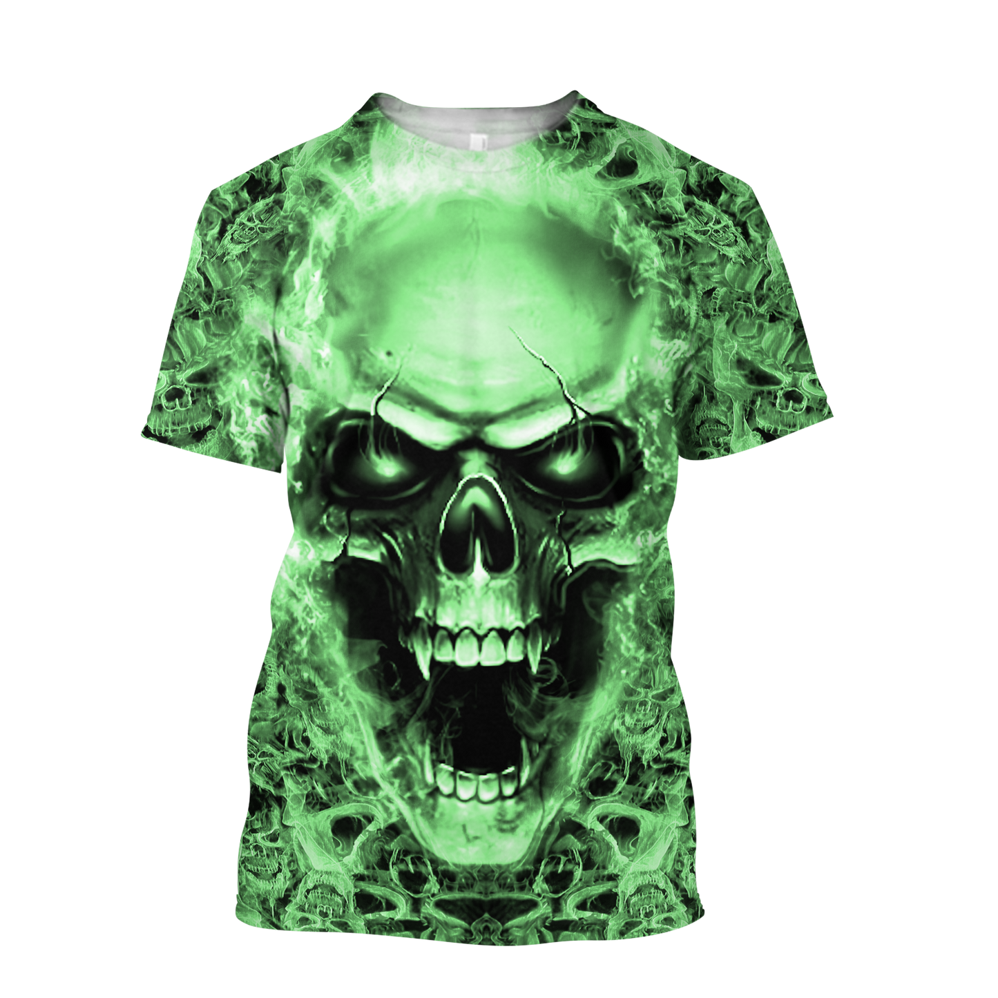 Skull Unisex Tshirt Green Ver DD14122107