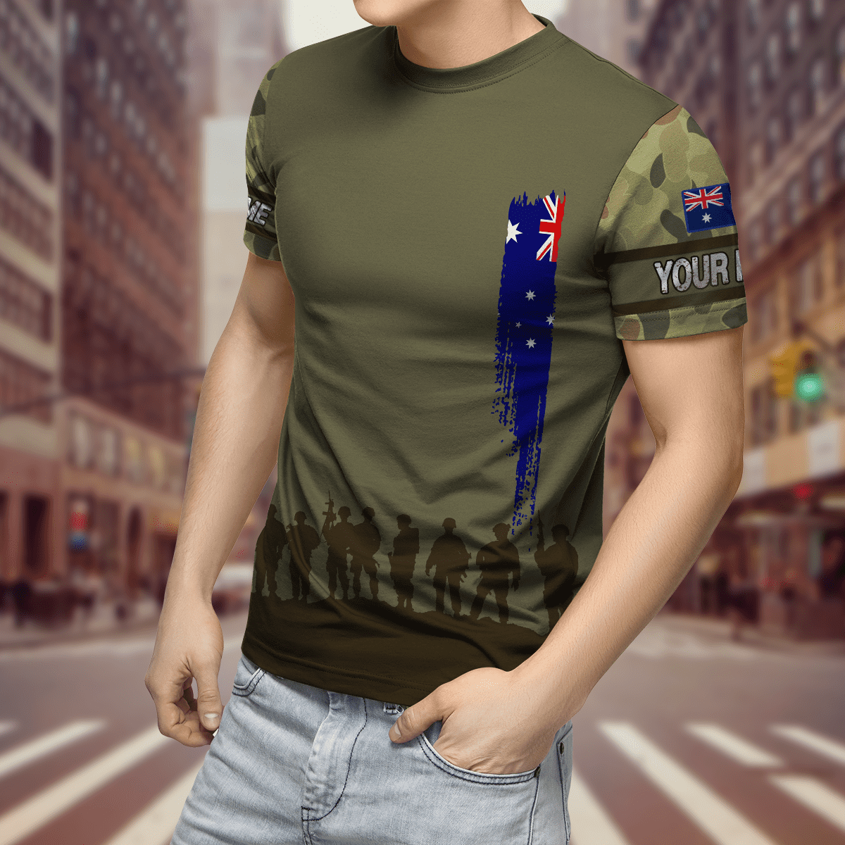 Personalized Name - The Australian Army 3D All Over Printed Shirts DA13032105