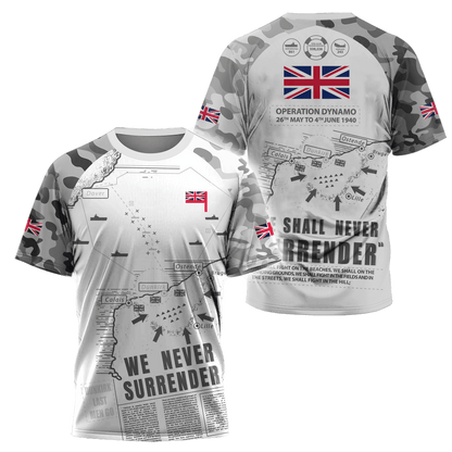 Remembrance Day Lest We Forget 3D All Over Printed Unisex Shirts