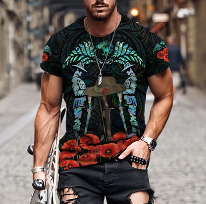 Premium Anzac Day Fern 3D Printed Unisex Shirts TN