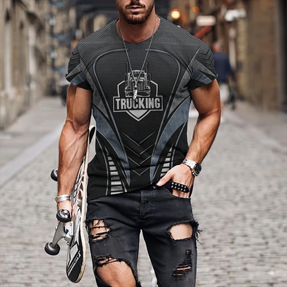 Personalized Premium Trucker Metal 3D Printed Unisex Shirts TN