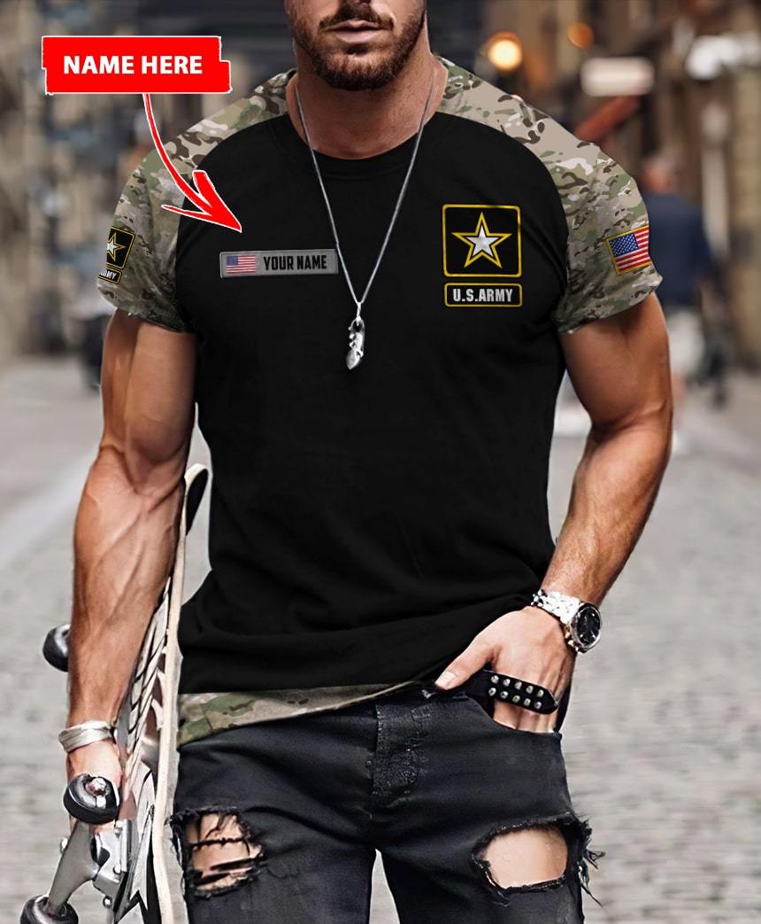 Personalized Name - The United States Army 3D All Over Printed Shirts Pi13042101