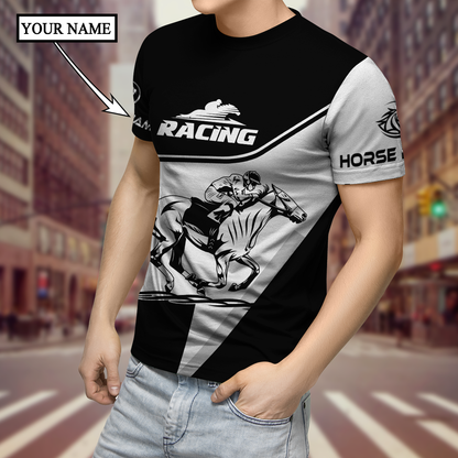 Personalized Horse Racing 3D All Over Printed Unisex Shirts