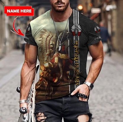 Premium Cavalry Winged Hussars Custom name 3D Printed Shirts