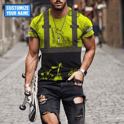 Custom Name XT Excavator 3D Printed Shirts DD27052103
