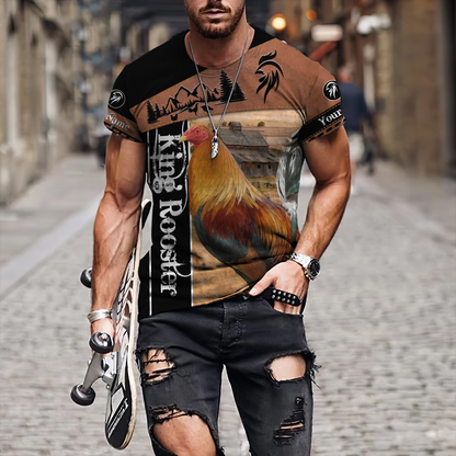 Personalized King Rooster 3D Printed Unisex Shirts SN27042103