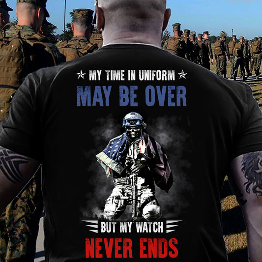 Customized Name My Watch Never Ends 3D All Over Printed Unisex T-Shirt