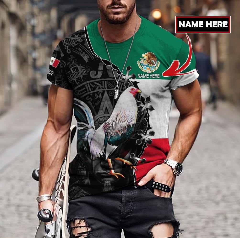 Personalized Mexican Rooster 3D Printed Unisex Shirts TNA08052103VH