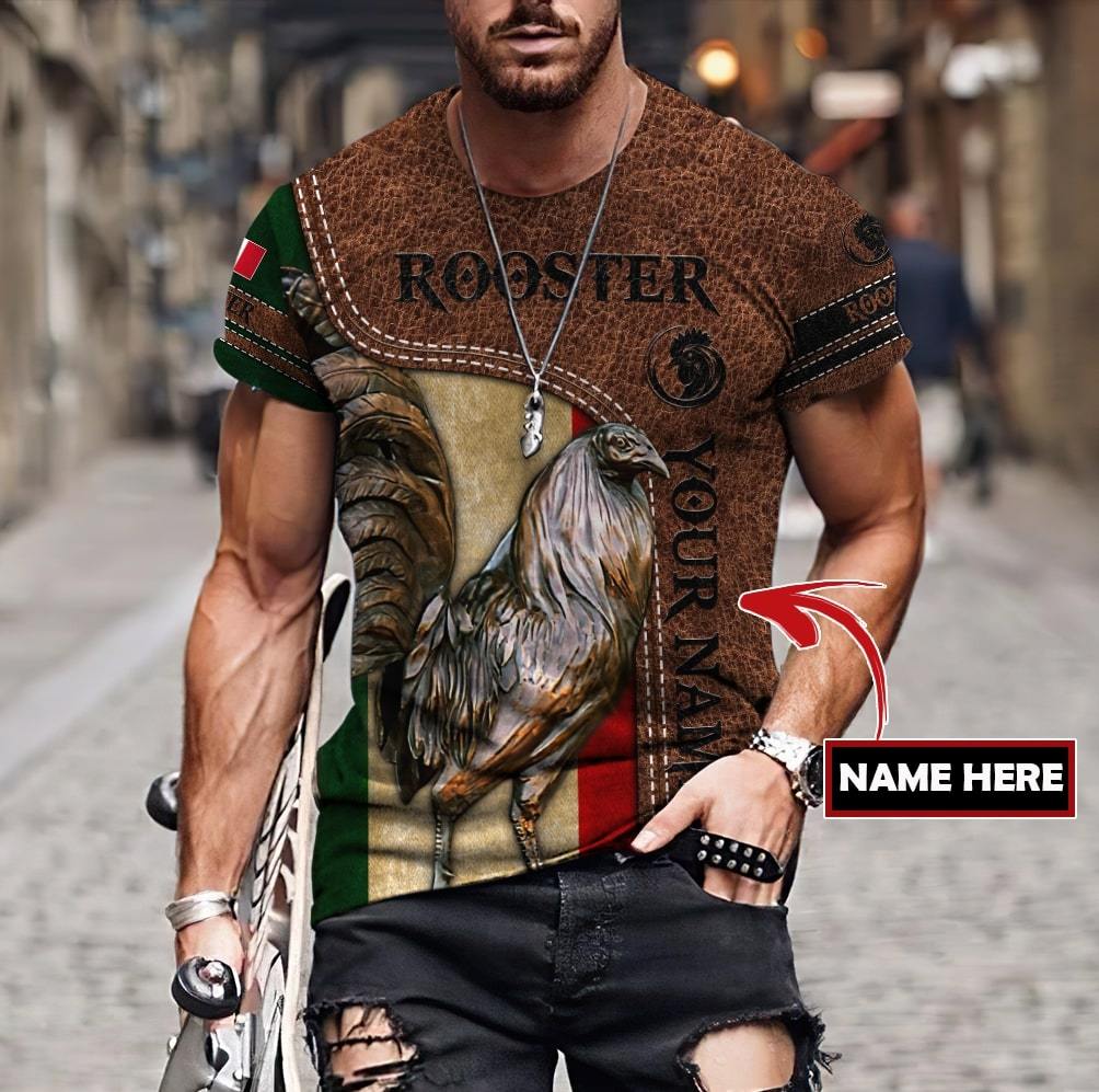 Personalized Mexican Rooster 3D Printed Unisex Shirts TNA08052102