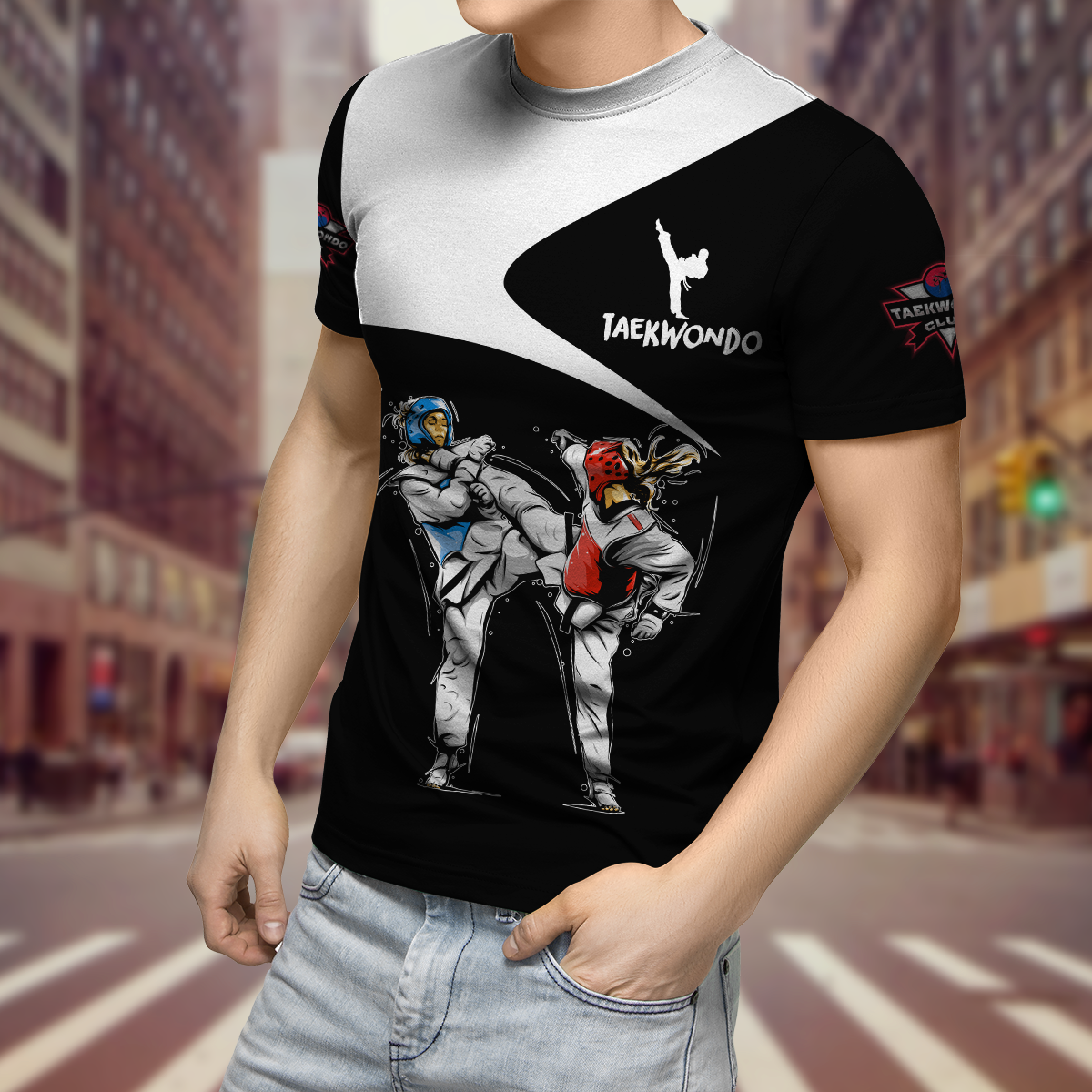 Customize Name Taekwondo Hoodie For Men And Women DD26032106