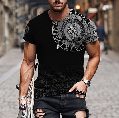 Premium Viking Raven 3D Printed Unisex Shirts TNA23042102
