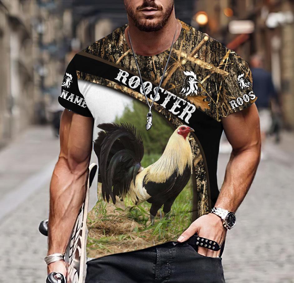 Personalized Rooster 3D Printed Unisex Shirts NTN24042104