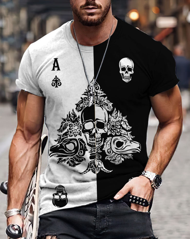 Gothic Skull 3D All Over Printed Unisex Shirts