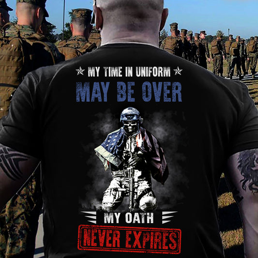 Customized Name My Oath Never Expires 3D All Over Printed Unisex T-Shirt