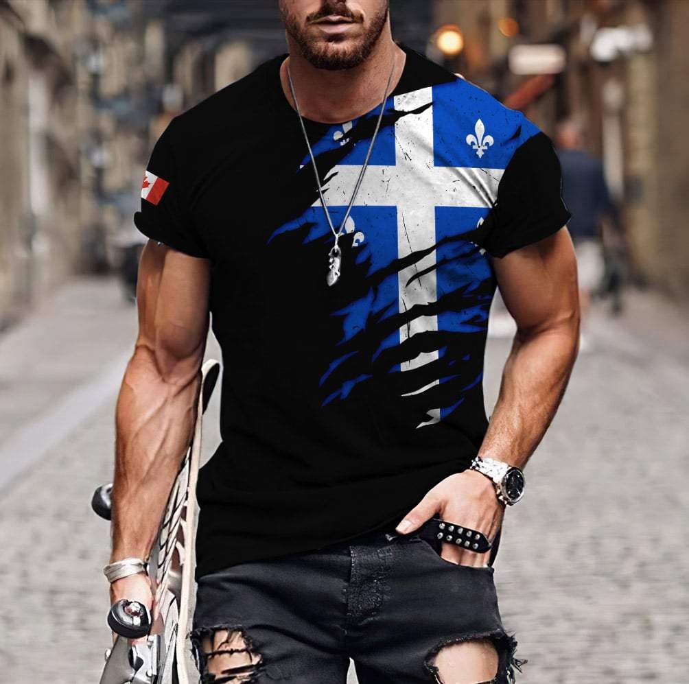 Quebec 3D Printed Shirts TNA14042103