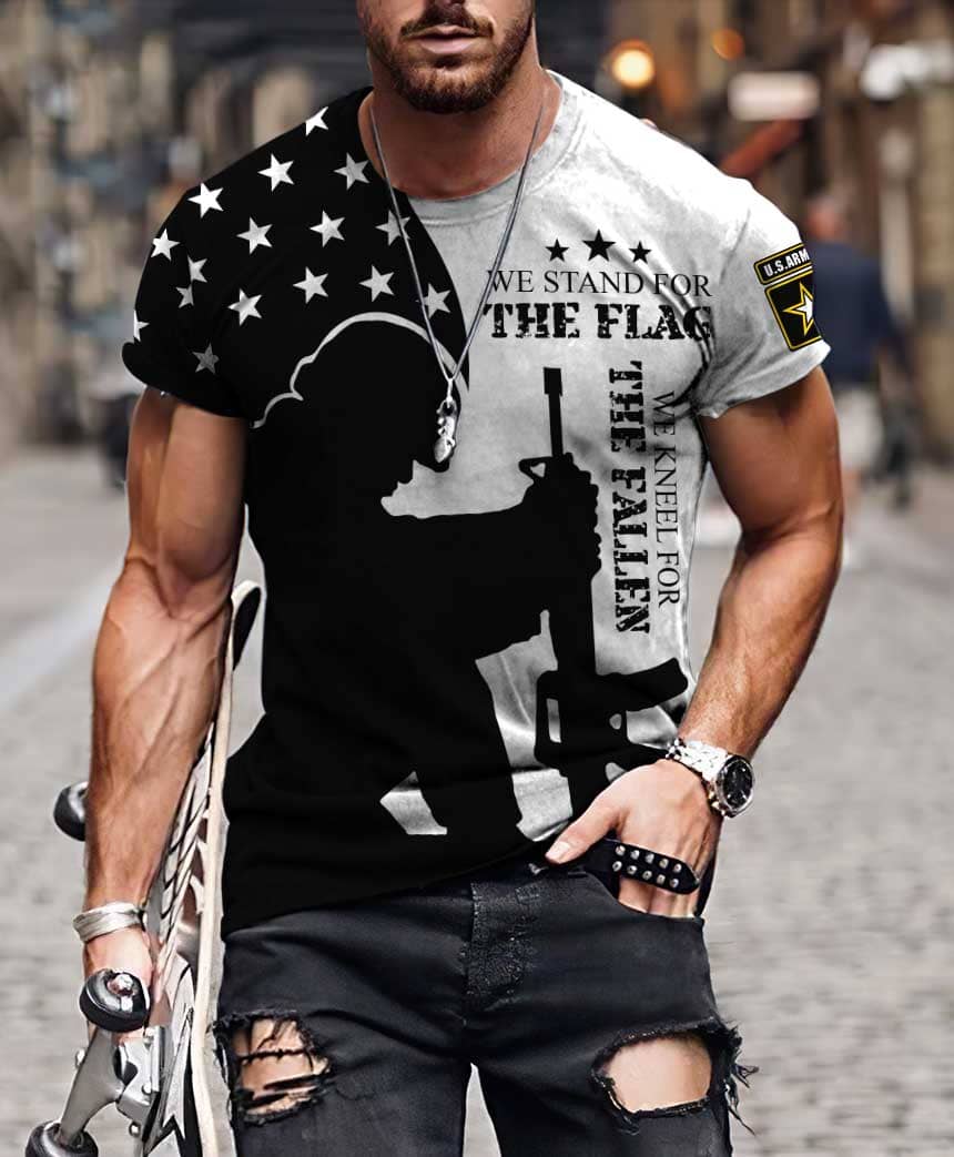 We Stand For The Flag - US Army 3D All Over Printed Shirts Pi12052101