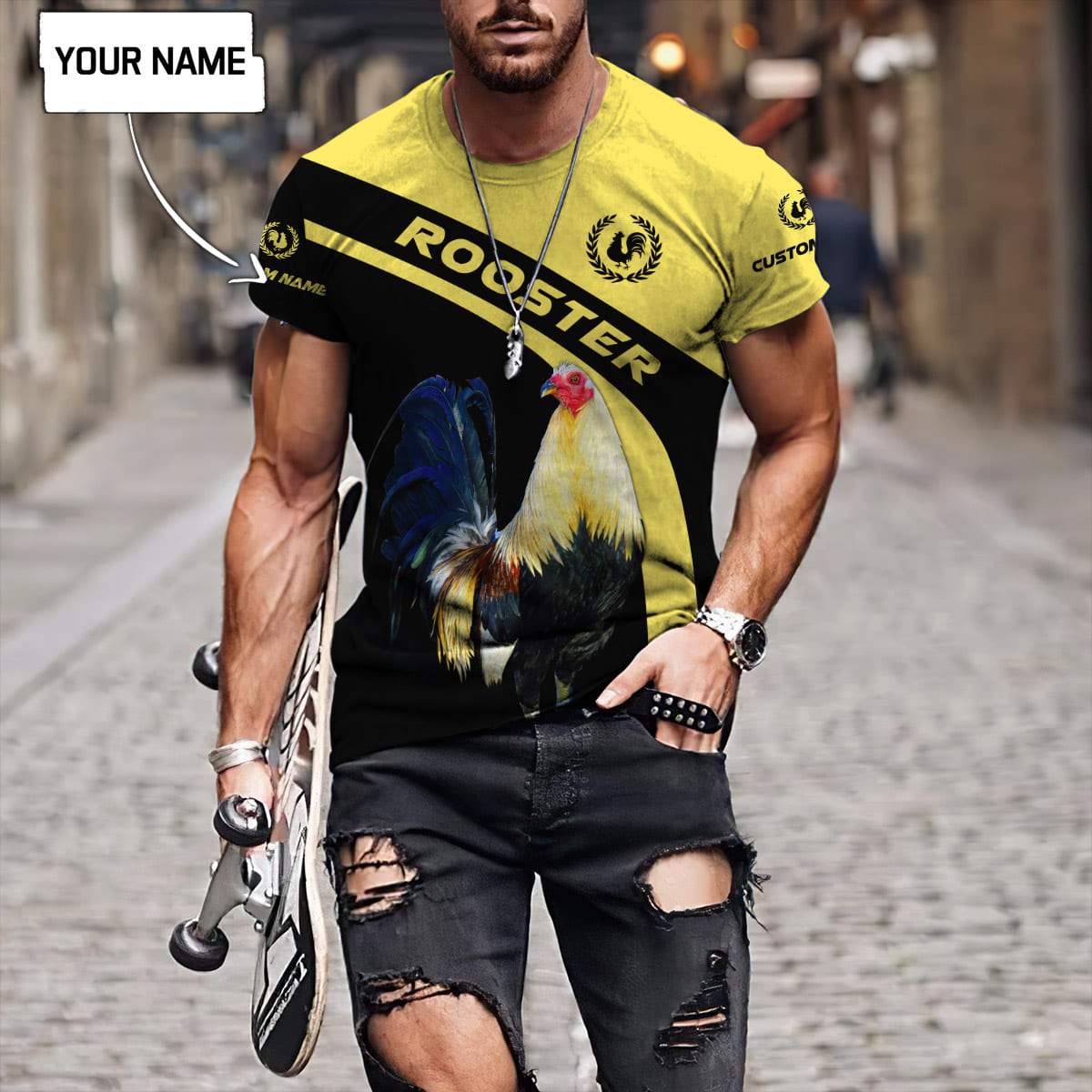 Personalized Rooster 3D Printed Unisex Shirts HHT08052103
