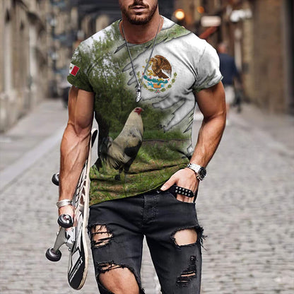 Mexican Rooster 3D Printed Unisex Shirts HHT13052107