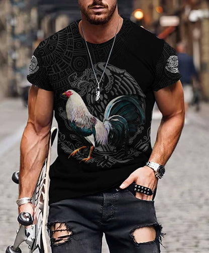 Mexican Rooster 3D Printed Unisex Shirts Pi17052103VH