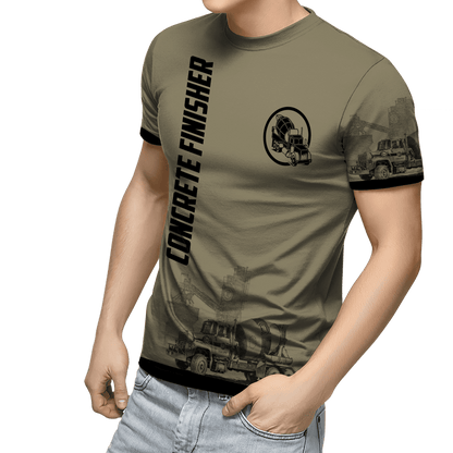 Legend Concrete Finisher 3D printed shirts