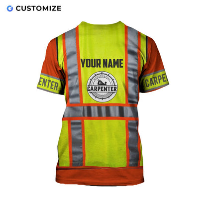 Premium Custom Name Carpenter 3D All Over Printed Unisex