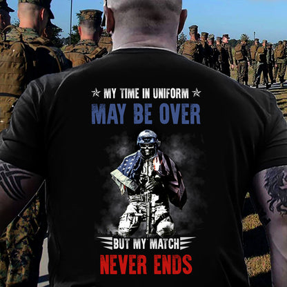 Customized Name My Match Never Ends 3D All Over Printed Unisex T-Shirt