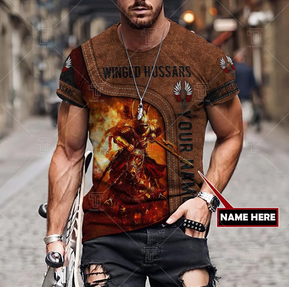 Premium Winged Hussars Best Custom name 3D Printed Shirts