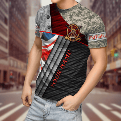 British Army 3D All Over Printed Unisex Shirts