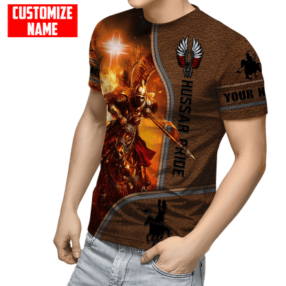 Premium Winged Hussars Pride Custom name 3D Printed Shirts