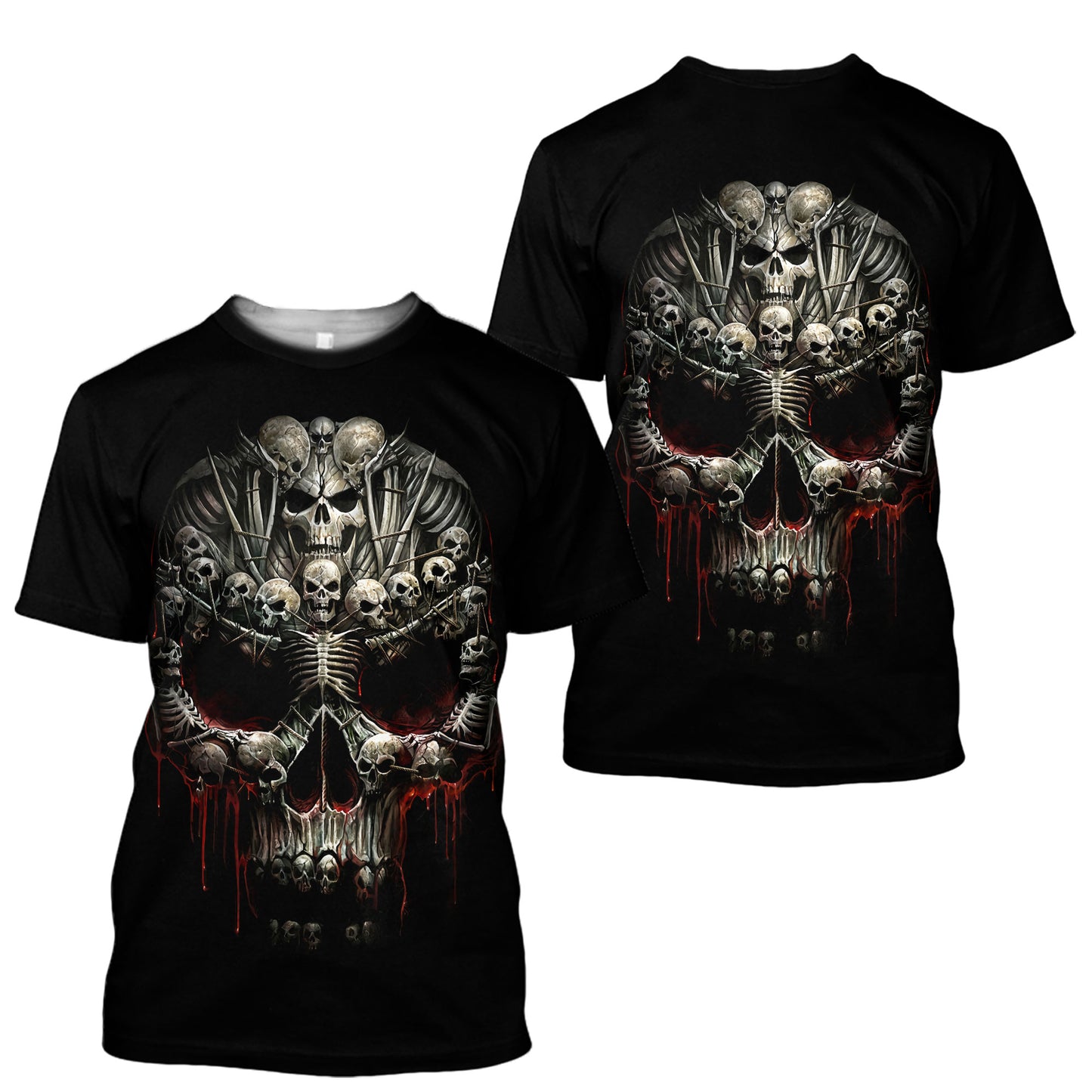 Death Bones Skull Custom Unisex T- Shirt NTN10112201
