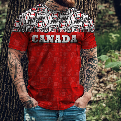 Canada Day Haida 3D Printed Shirts DD01042103