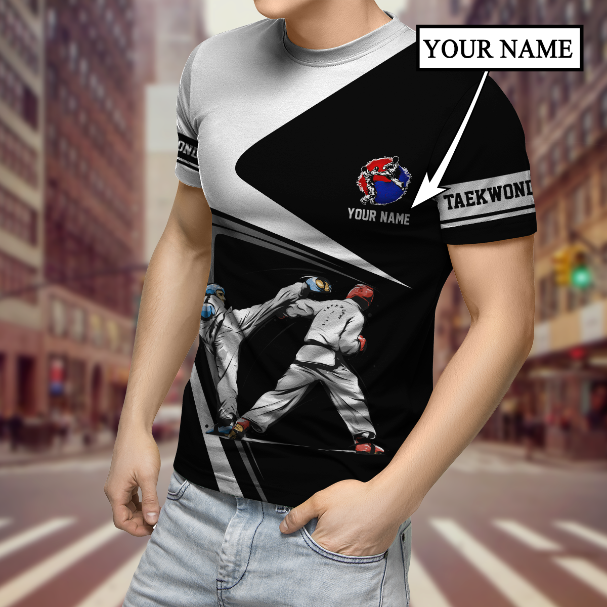 Customize Name Taekwondo Hoodie For Men And Women DD18032104