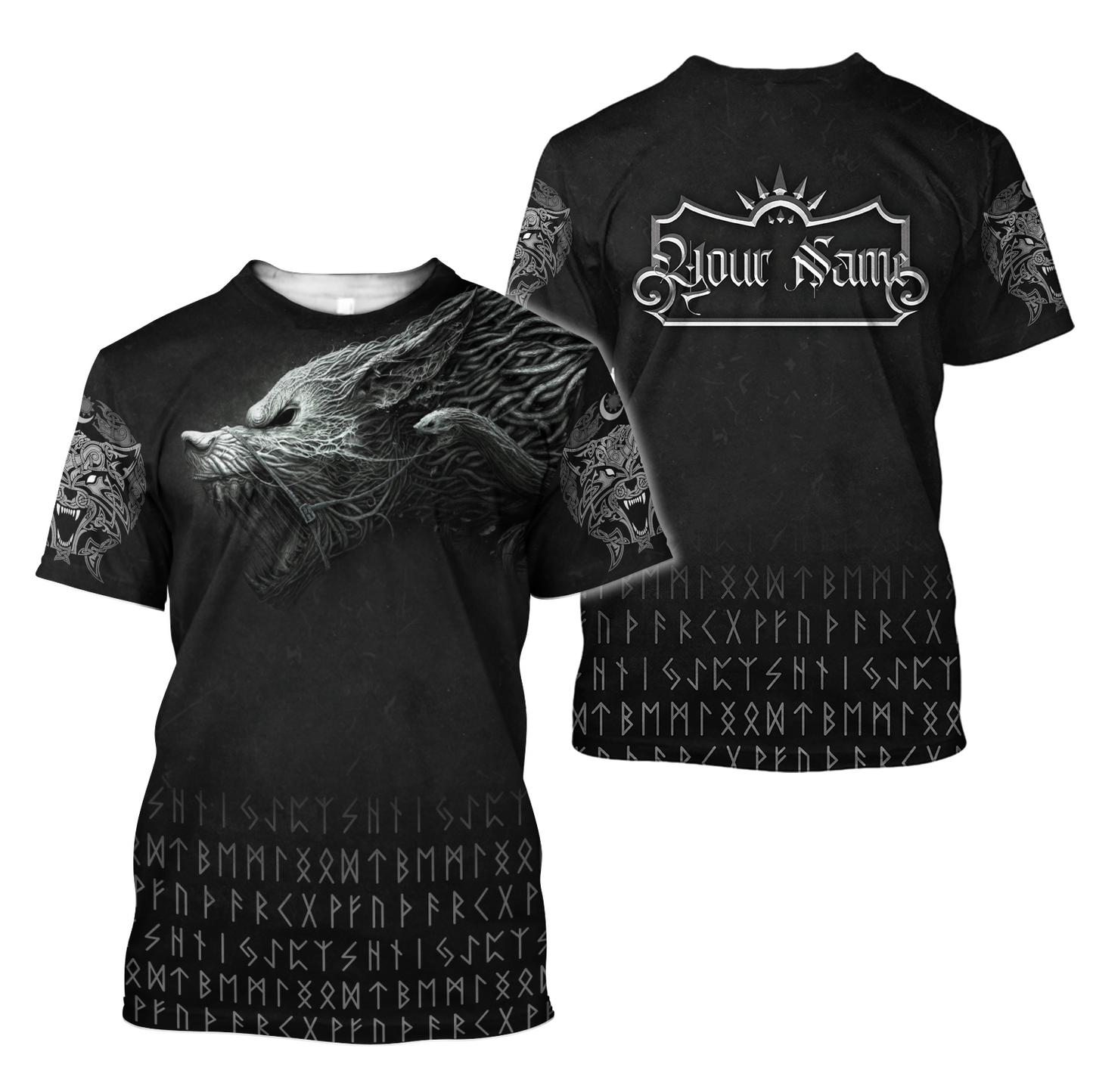 Customize Name Fenrir Viking Hoodie For Men And Women DQB10062101